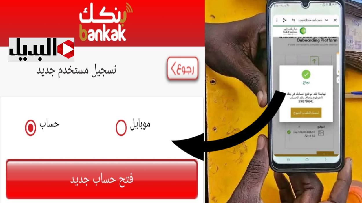 من بيــتك:: فتح حساب بنك الخرطوم بالرقم الوطني اون لاين من جوة وبرة السـودان