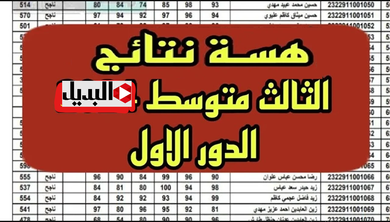 كشف الدرجـات.. رابط نتائج الثالث متوسط 2025 جميع المحافظات العراقيـة عبـر results.malazemna حـال الاعلان
